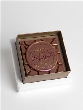 "Happy Birthday" Choccolart Çikolata