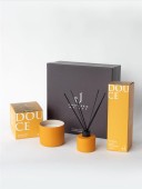 Beauté ve Douce Candle ve Reed Diffuser ( Portakal Çiçeği Kokulu) Hediye Seti