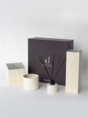 Carmen, Florale Vegan Mum ve Reed Diffuser (Sümbül Kokulu) Hediye Seti