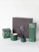 Cherry, Delicate Candle ve Reed Diffuser  (İncir ve Gül Kokulu) Hediye Seti