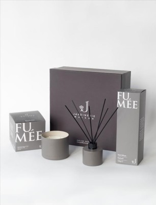 Chloé ve Fumee Vegan Mum ve Reed Diffuser (Patchoulie Kokulu) Hediye Seti